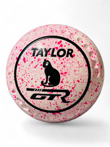 Taylor GTR White/Pink Cat Size 000 Half Pipe 35 Stamp