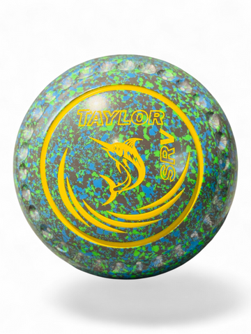Taylor SRV Iced Lime Sword Fish Size 2 Half Pipe 35 Stamp