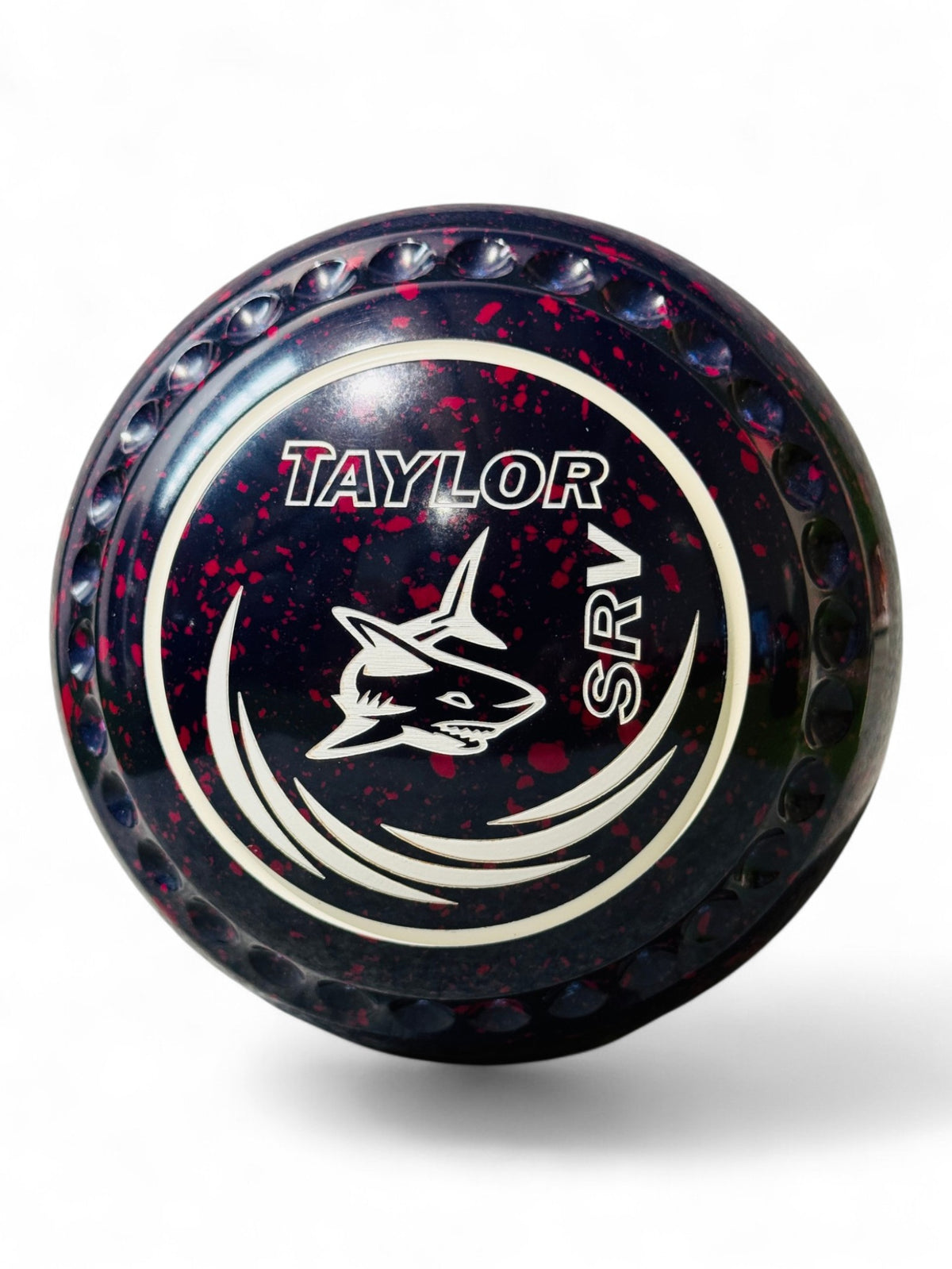 Taylor SRV Dark Blue/Magenta Shark Size 3 Half Pipe 35 Stamp