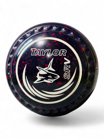Taylor SRV Dark Blue/Magenta Shark Size 3 Half Pipe 35 Stamp