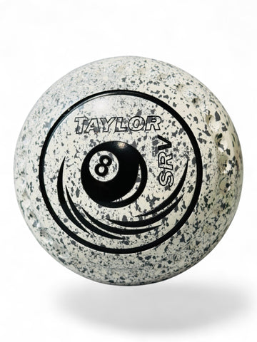 Taylor SRV White 8 Ball Size 3 Half Pipe 35 Stamp