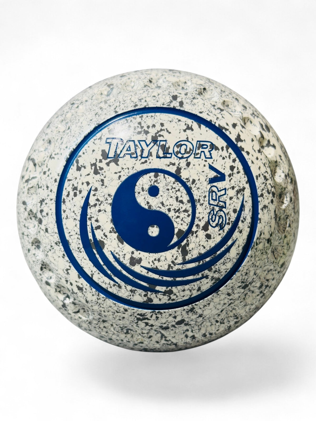 Taylor SRV White Yin Yang Size 3 Half Pipe 35 Stamp