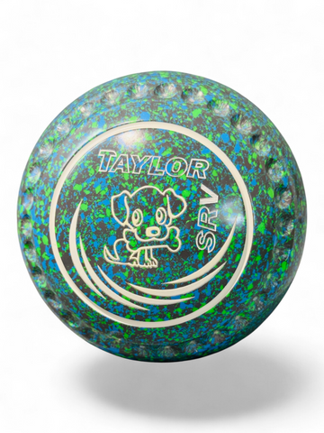 Taylor SRV Iced Lime Dog Size 4 Half Pipe 35 Stamp