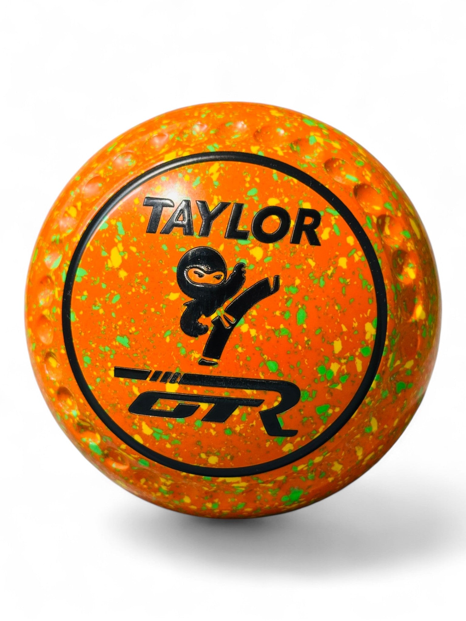 Taylor GTR Orange/Yellow/Lime Ninja Size 0000 Half Pipe 35 Stamp