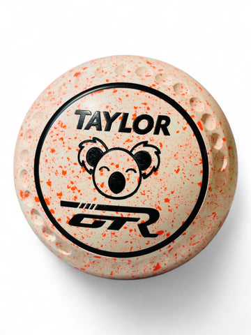 Taylor GTR White/ Orange Koala Size 0000 Half Pipe 35 Stamp