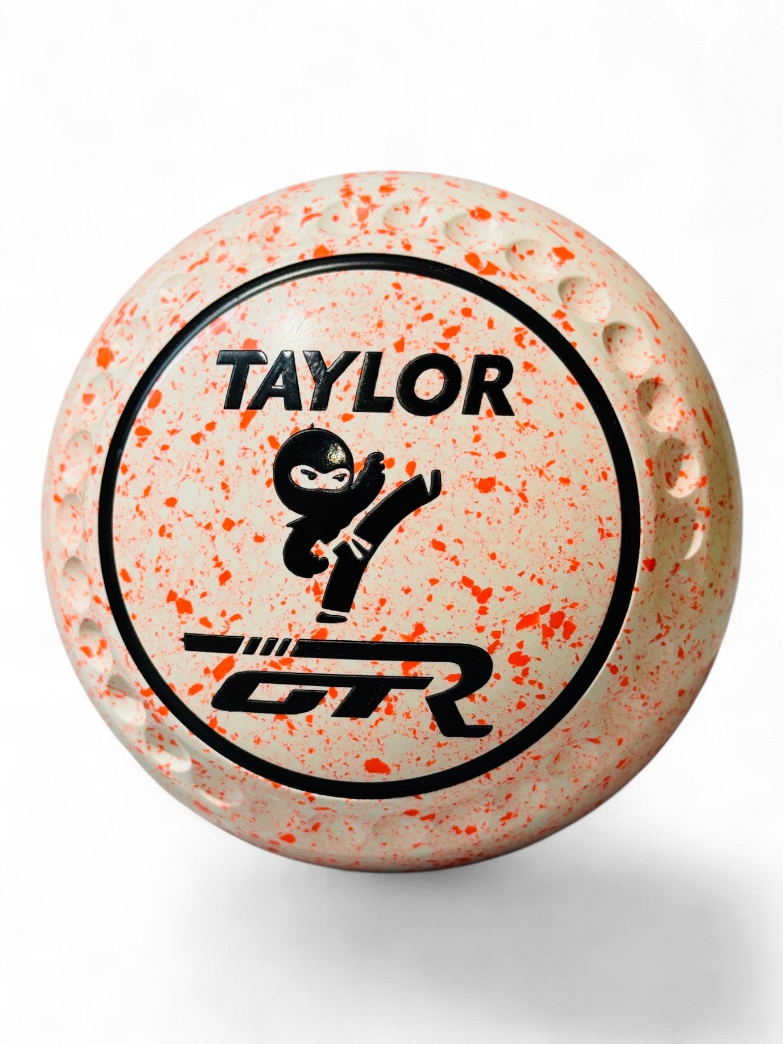 Taylor GTR White/ Orange Ninja Size 0000 Half Pipe 35 Stamp