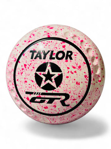 Taylor GTR White/ Pink Star Size 0000 Half Pipe 35 Stamp
