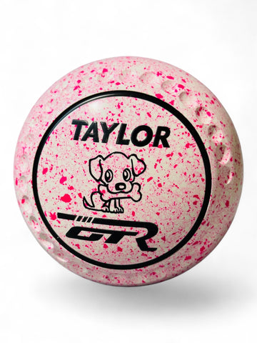 Taylor GTR White/ Pink Dog Bone Size 0000 Half Pipe 35 Stamp