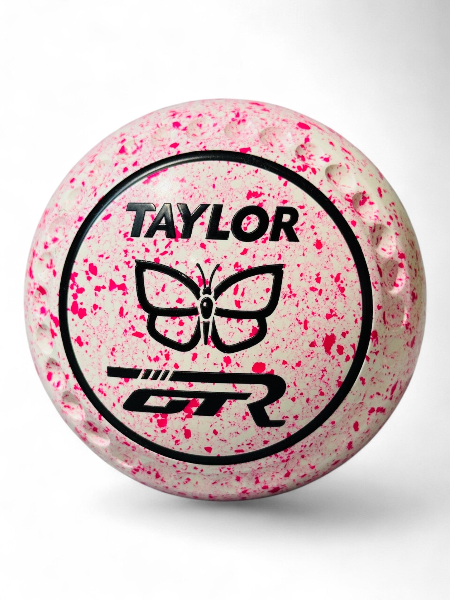 Taylor GTR White/ Pink Butterfly Size 0000 Half Pipe 35 Stamp