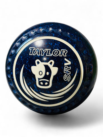 Taylor SRV Dark Blue/Black Cow Size 0000 Half Pipe 35 Stamp