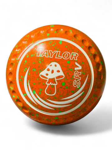 Taylor SRV Orange/Yellow/Lime Mushroom Size 0000 Half Pipe 35 Stamp