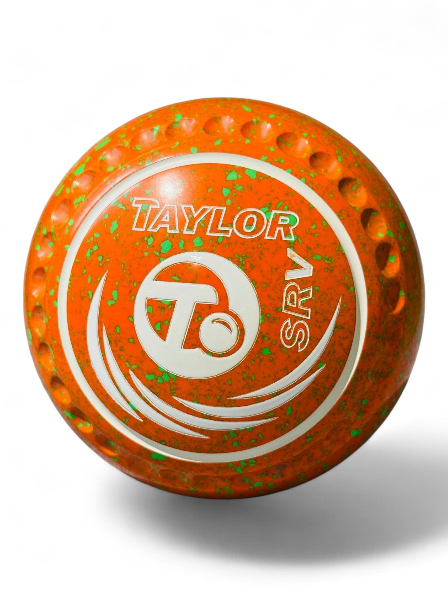 Taylor SRV Orange/Yellow/Lime Taylor Logo Size 0000 Half Pipe 35 Stamp