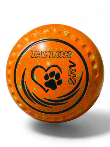 Taylor SRV Orange/Yellow/Lime Paw Size 0000 Half Pipe 35 Stamp
