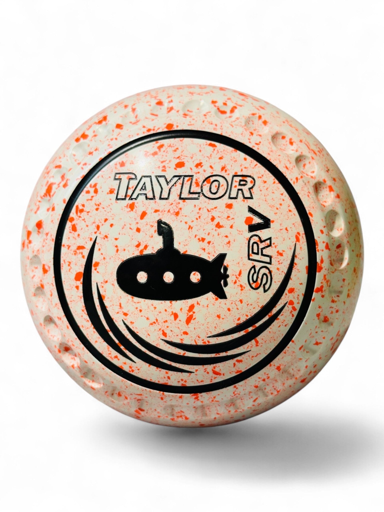 Taylor SRV White/Orange Submarine Size 0000 Half Pipe 35 Stamp