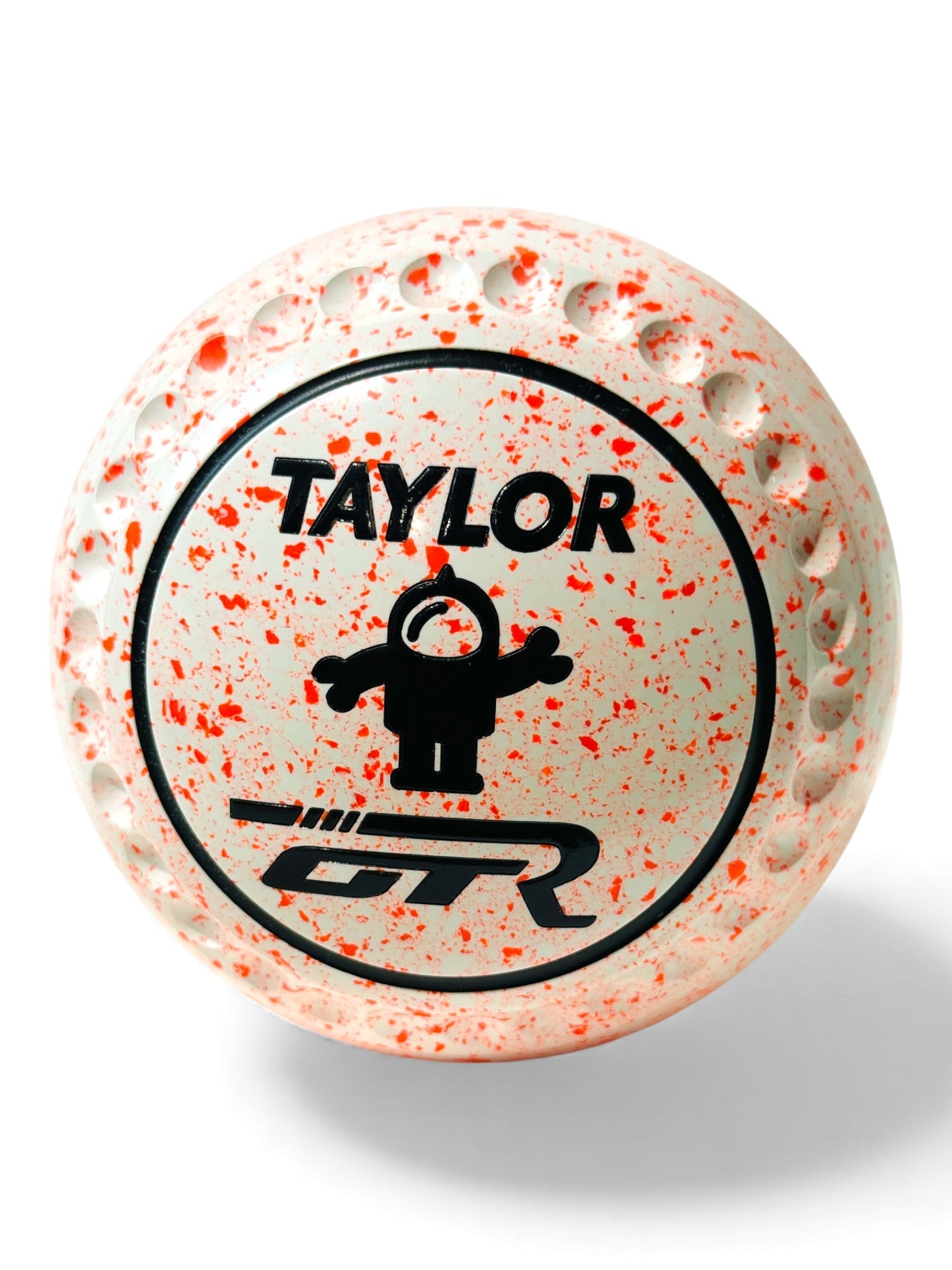 Taylor GTR White/Orange Astronaut Size 000 Half Pipe 34 Stamp