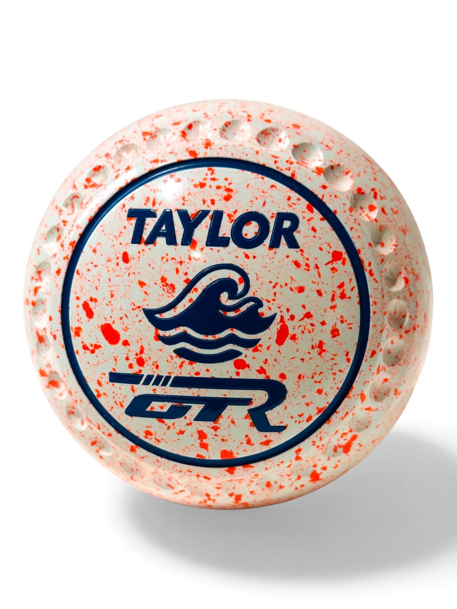 Taylor GTR White/Orange Wave Size 000 Half Pipe 34 Stamp