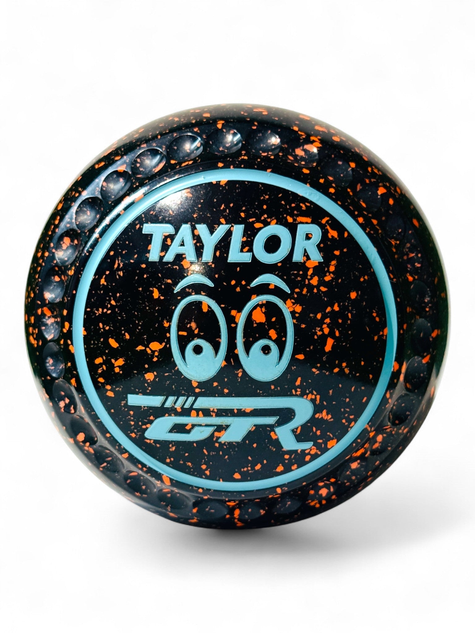 Taylor GTR Black/Orange Emoticon face Size 000 Half Pipe 35 Stamp