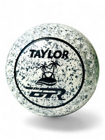 Taylor GTR White/Grey (White Steel) Palm Size 000 Half Pipe 35 Stamp