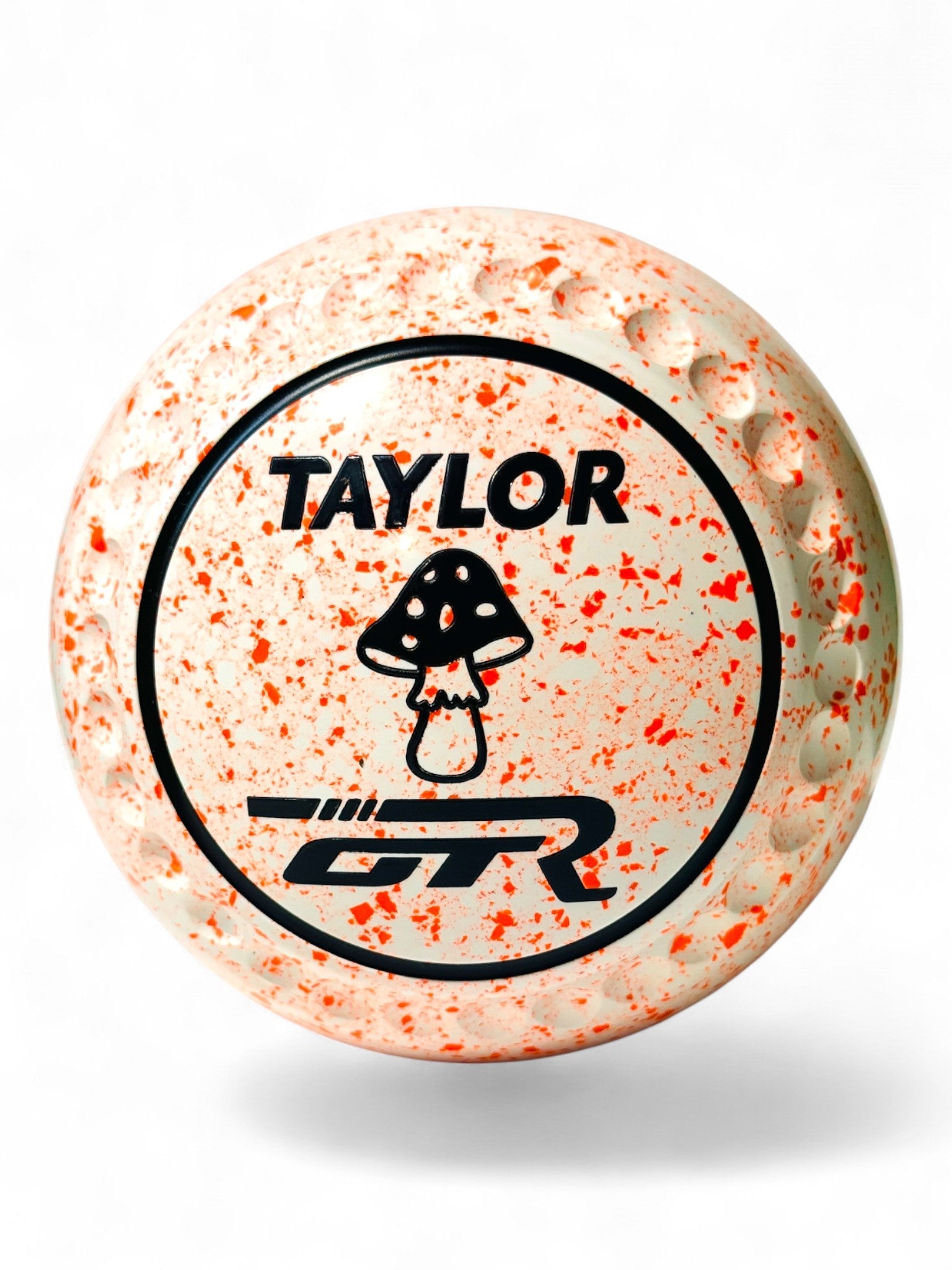 Taylor GTR White/Orange Mushroom Size 000 Half Pipe 35 Stamp
