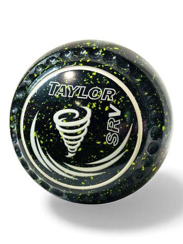 Taylor SRV Black/Lemon Tornado Size 000 Half Pipe 34 Stamp