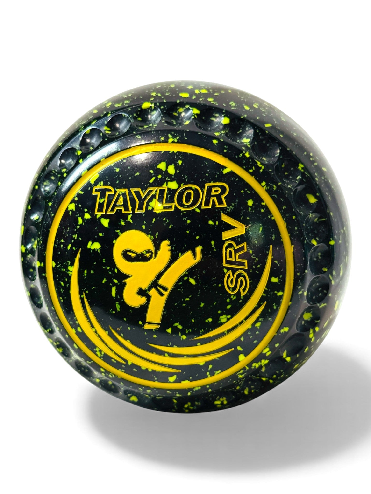 Taylor SRV Black/Lemon Karate Size 000 Half Pipe 34 Stamp