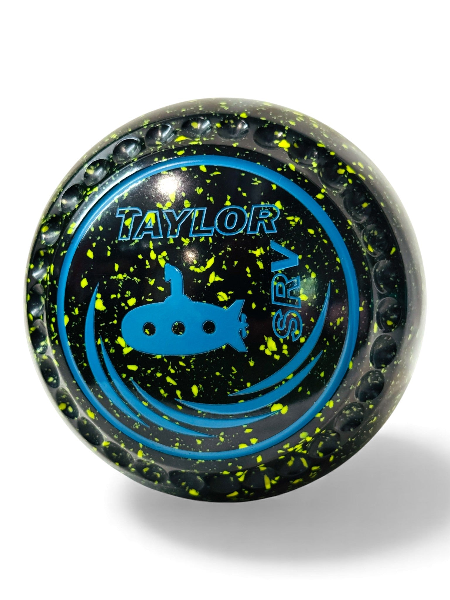 Taylor SRV Black/Lemon Submarine Size 000 Half Pipe 34 Stamp