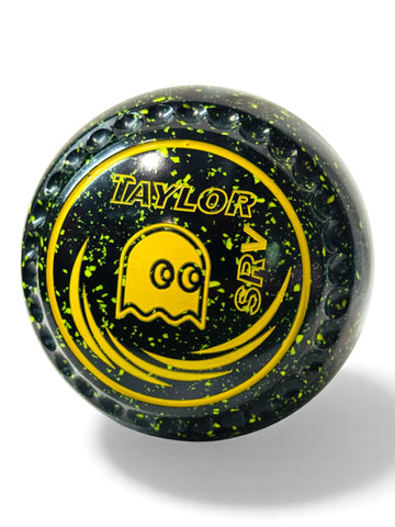 Taylor SRV Black/Lemon Ghost Size 000 Half Pipe 34 Stamp