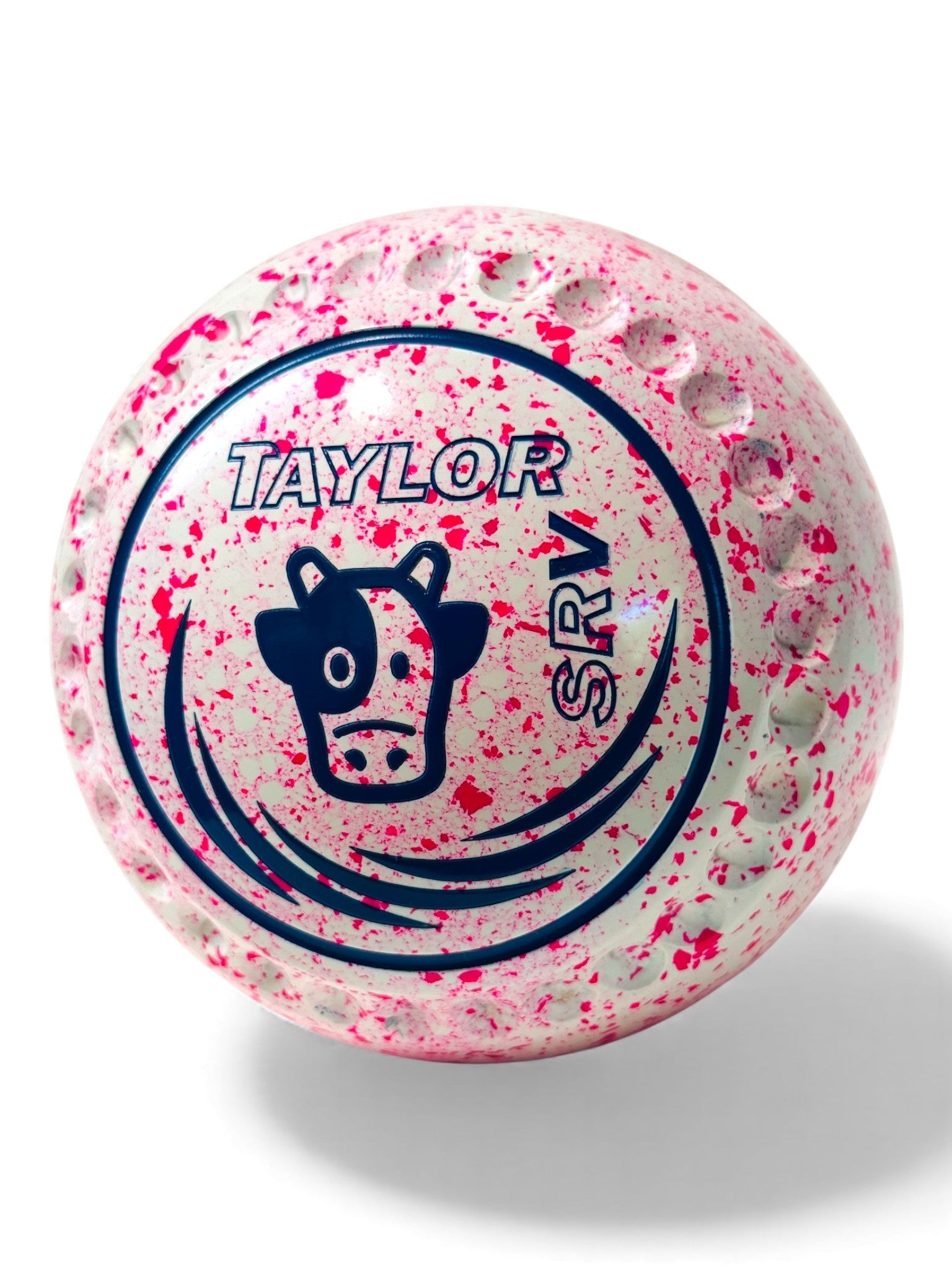 Taylor SRV White/Pink Cow Size 000 Half Pipe 34 Stamp