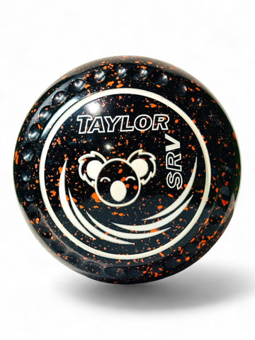 Taylor SRV Black/Orange Koala Size 000 Half Pipe 35 Stamp
