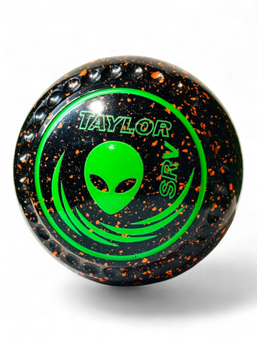 Taylor SRV Black/Lemon Alien Size 000 Half Pipe 35 Stamp