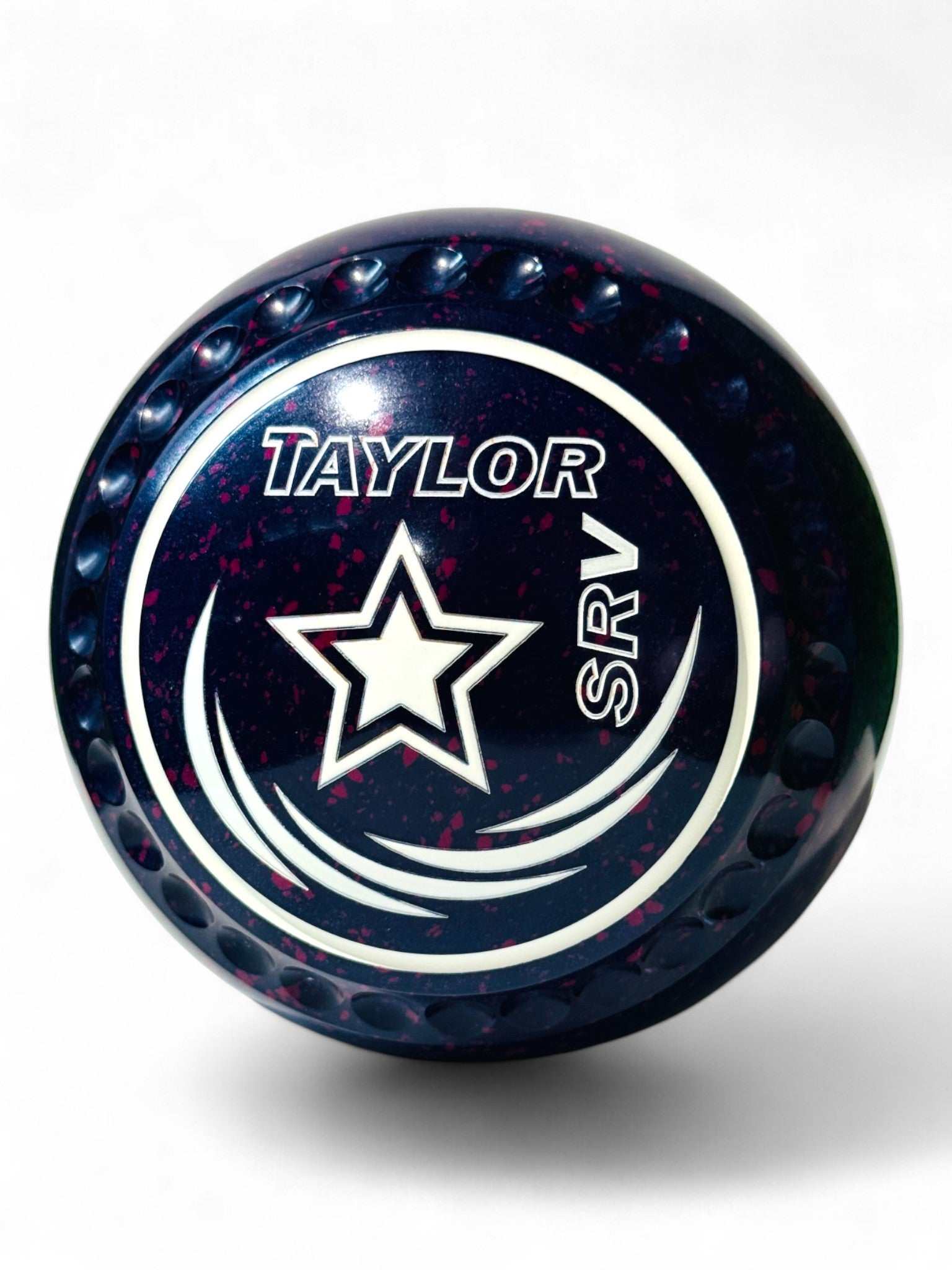 Taylor SRV Dark Blue/Magenta Star Size 000 Half Pipe 35 Stamp