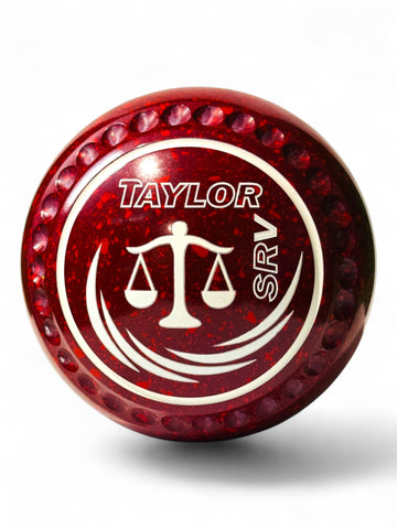 Taylor SRV Maroon/Red Scales Size 000 Half Pipe 35 Stamp