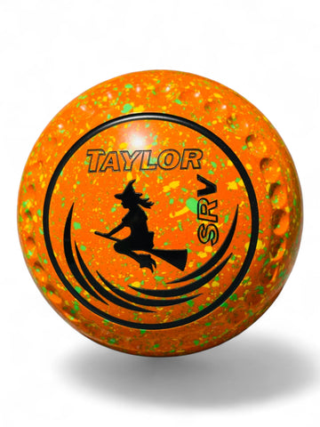 Taylor SRV Orange/Yellow/Lime Witch Size 000 Half Pipe 35 Stamp