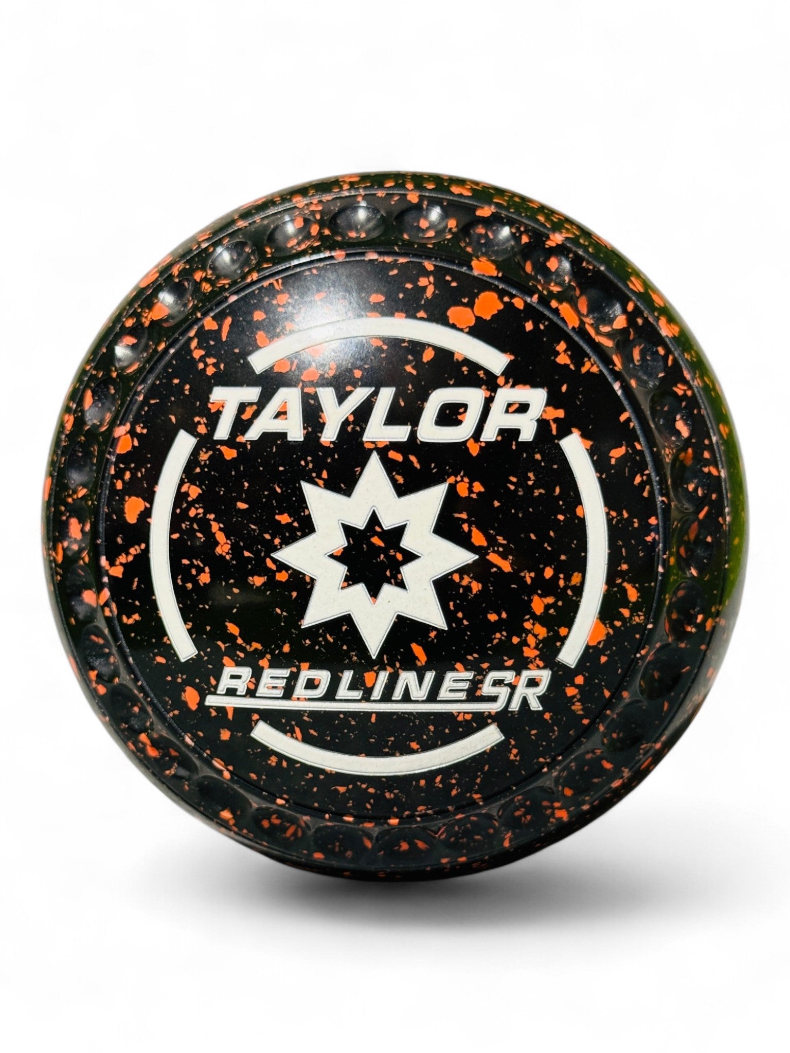 Taylor Redline SR Black/Orange Geometric Size 000 Half Pipe 35 Stamp