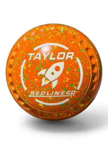 Taylor Redline SR Orange/Yellow/Lime Rocketship Size 000 Half Pipe 35 Stamp