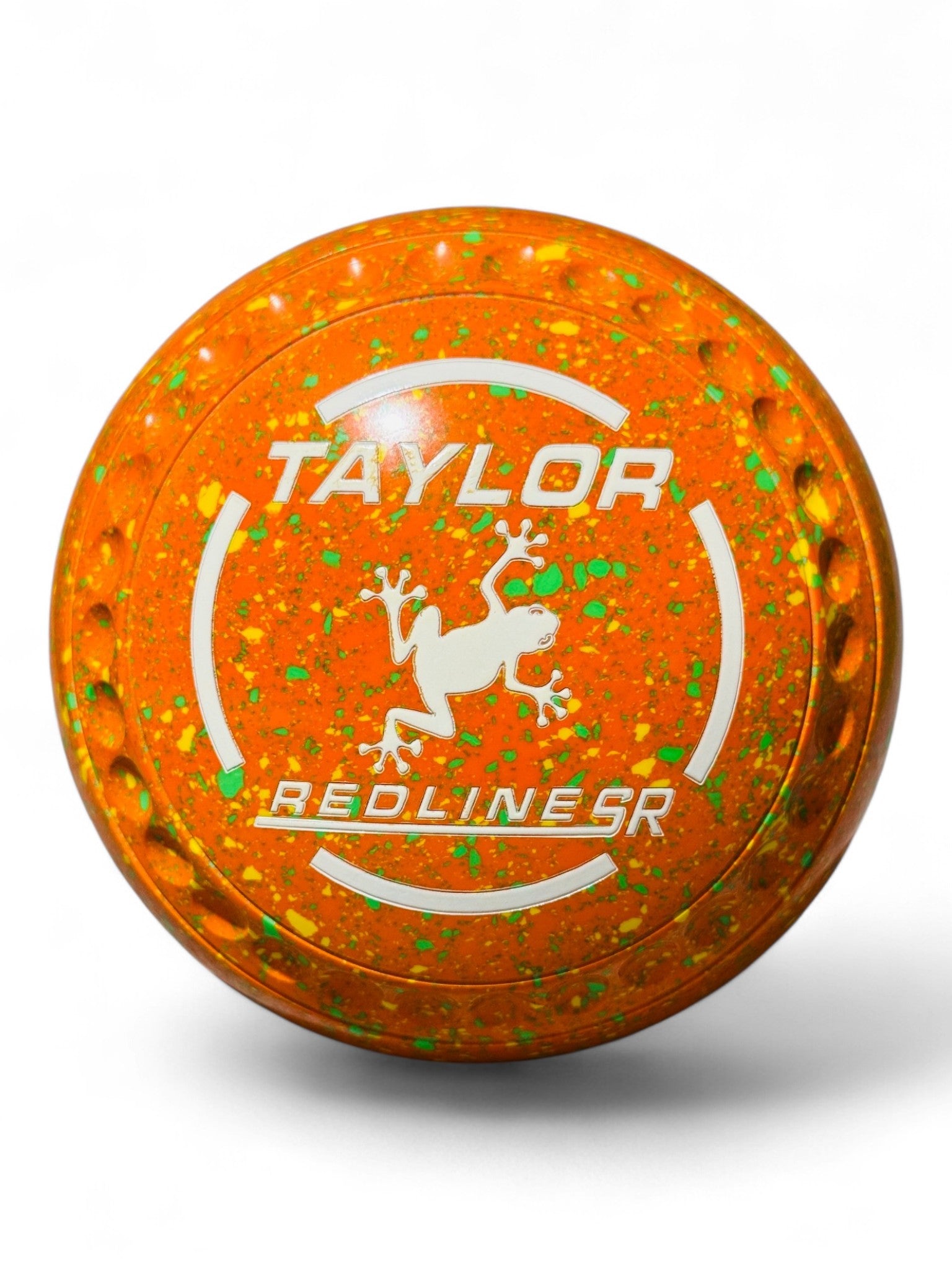 Taylor Redline SR Orange/Yellow/Lime Frog Size 000 Half Pipe 35 Stamp