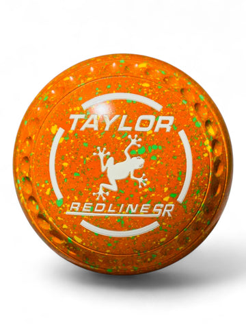 Taylor Redline SR Orange/Yellow/Lime Frog Size 000 Half Pipe 35 Stamp