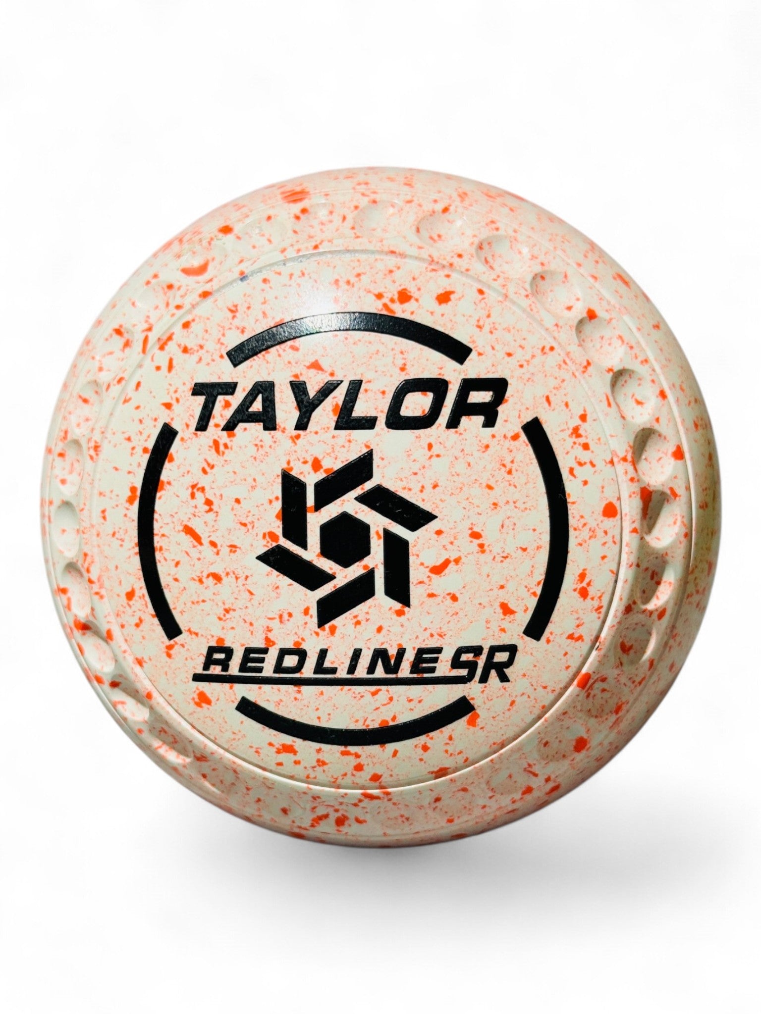 Taylor Redline SR White/Orange Geometric Size 000 Half Pipe 35 Stamp