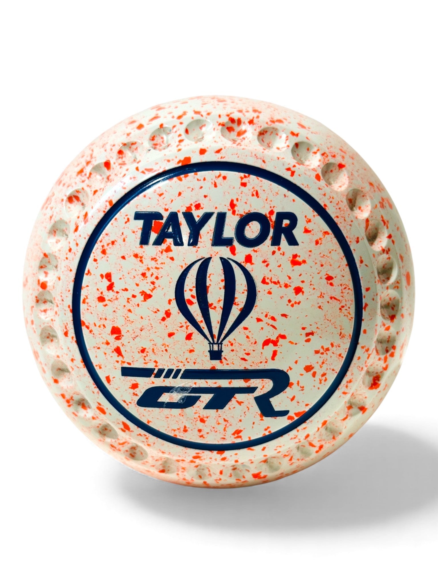 Taylor GTR White/Orange Balloon Size 00 Half Pipe 34 Stamp