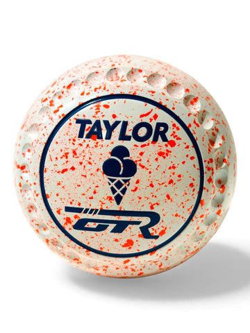 Taylor GTR White/Orange Ice Cream Cone Size 00 Half Pipe 34 Stamp