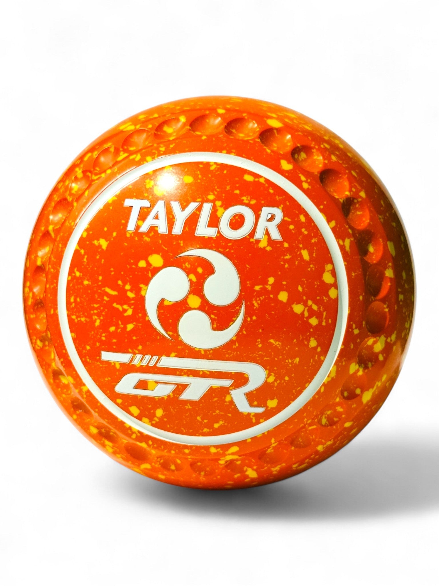 Taylor GTR Orange/Yellow (Amber) Wave Size 00 Half Pipe 35 Stamp