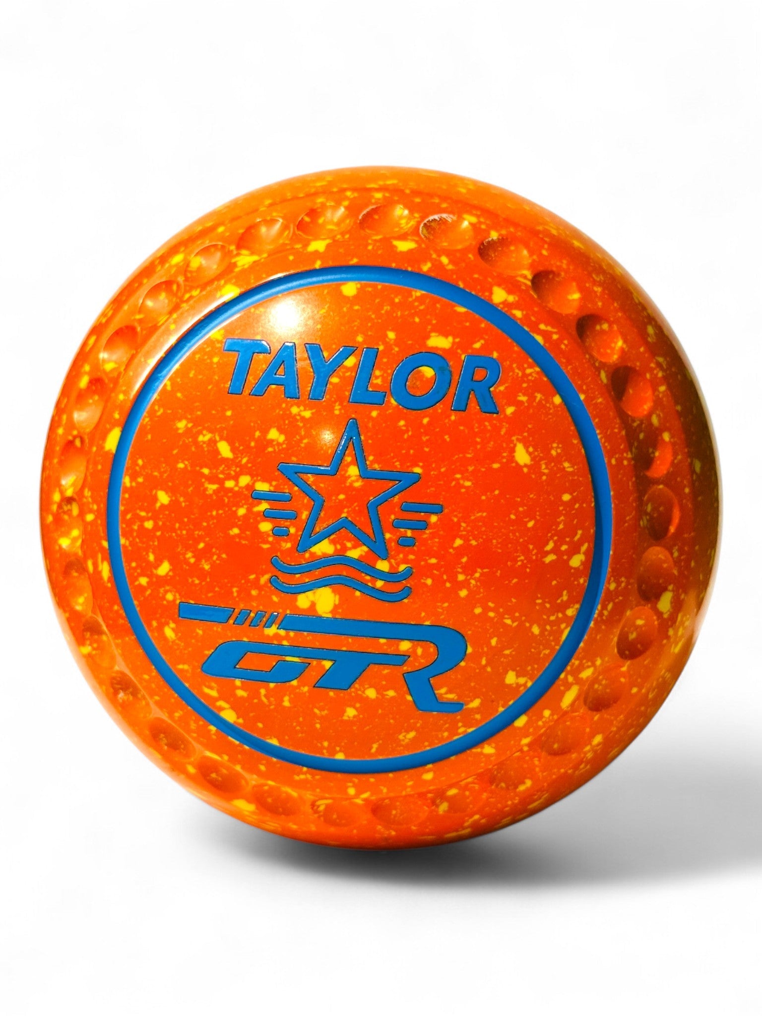 Taylor GTR Orange/Yellow (Amber) Star Size 00 Half Pipe 35 Stamp