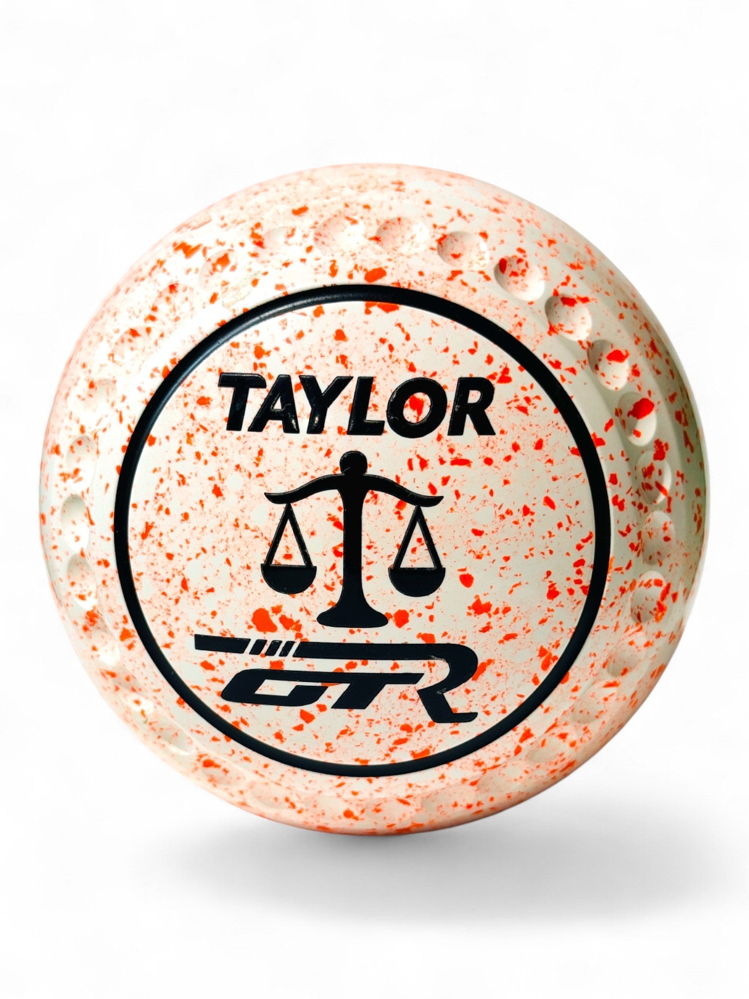 Taylor GTR White/Orange Scales of Justice Size 00 Half Pipe 35 Stamp