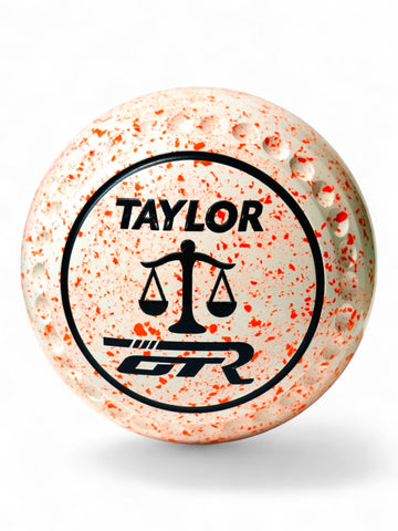 Taylor GTR White/Orange Scales of Justice Size 00 Half Pipe 35 Stamp