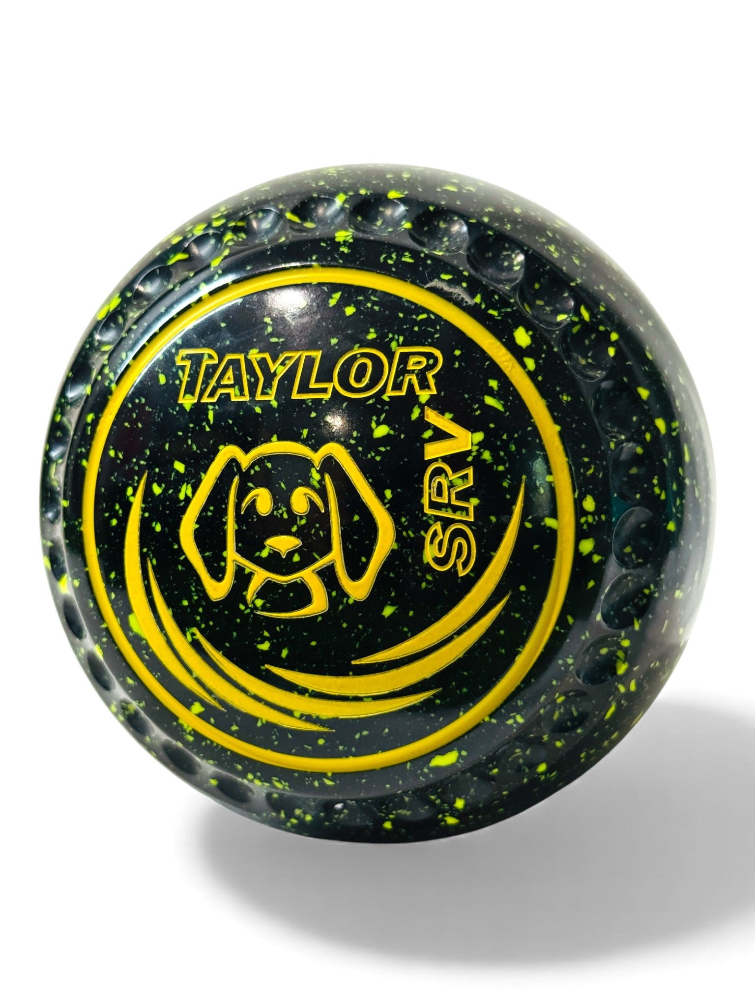 Taylor SRV Black/Lemon Dog Size 00 Half Pipe 34 Stamp