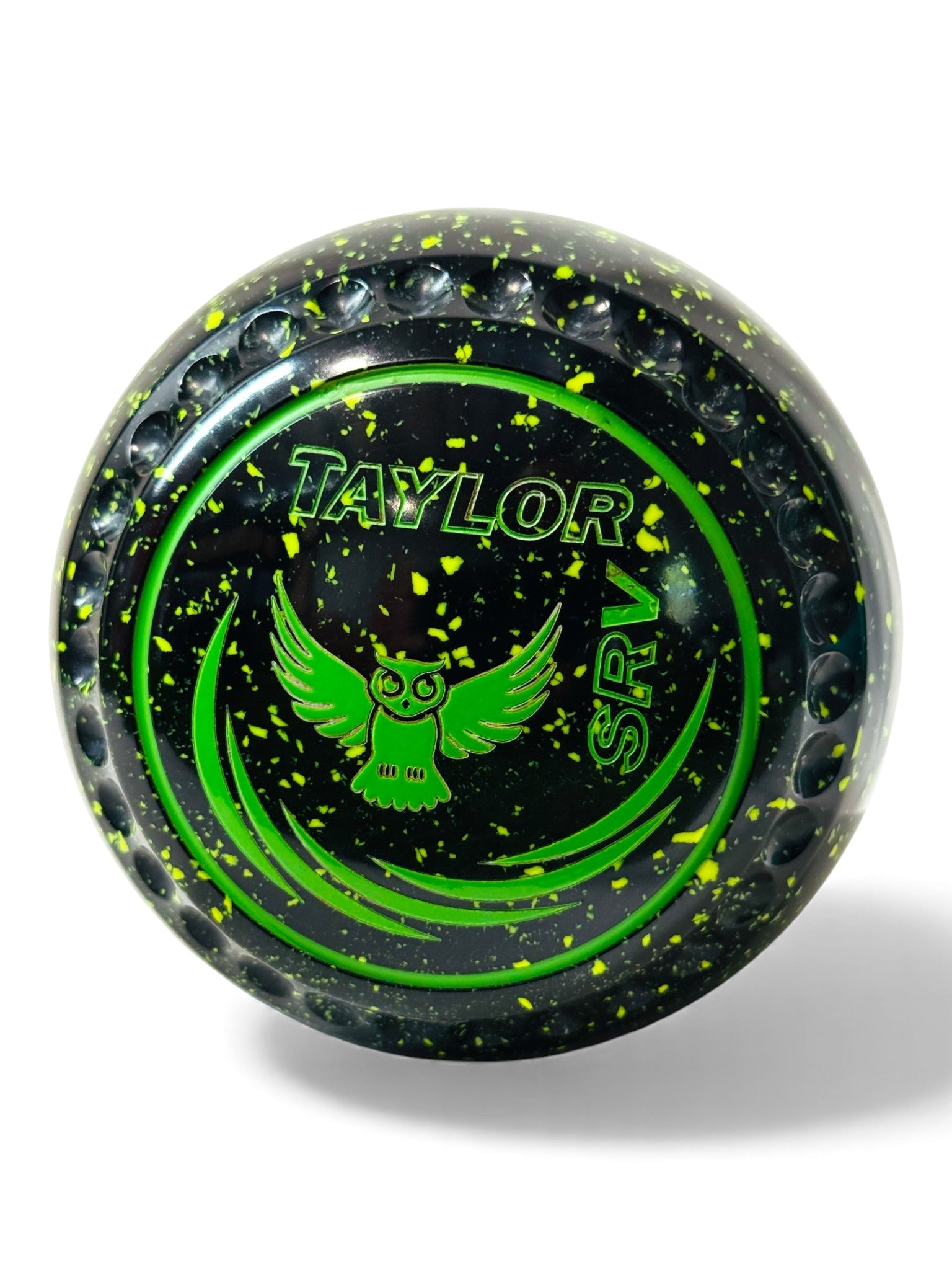 Taylor SRV Black/Lemon Owl Size 00 Half Pipe 34 Stamp