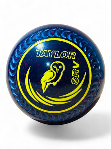 Taylor SRV Dark Blue/Magenta Owl Size 00 Crescent 34 Stamp