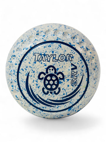 Taylor SRV White/Blue Turtle Size 00 Half Pipe 34 Stamp