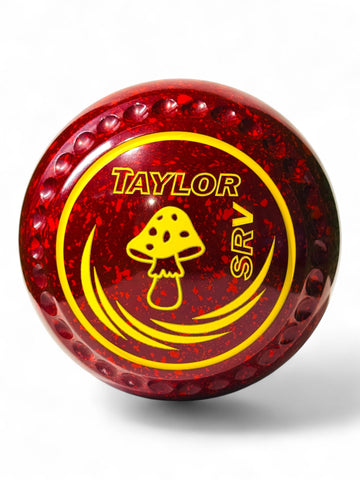 Taylor SRV Maroon/Red Mushroom Size 00 Half Pipe 35 Stamp