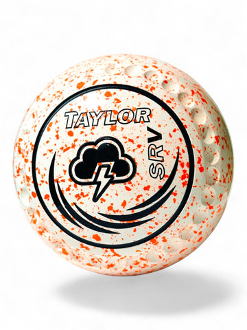 Taylor SRV White/Orange Lightning Size 00 Half Pipe 35 Stamp
